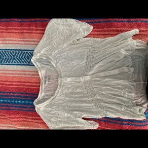 White lace Button up